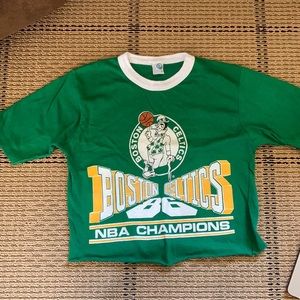 Boston Celtics crop tee